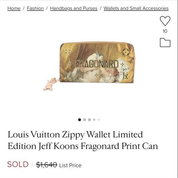 Louis Vuitton Limited Edition Jeff Koons wallet - Picture 14 of 14